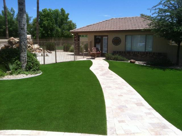 Artificial Turf Cost Garden Grove, Florida Landscape Design, Front Yard Design